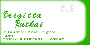 brigitta rutkai business card